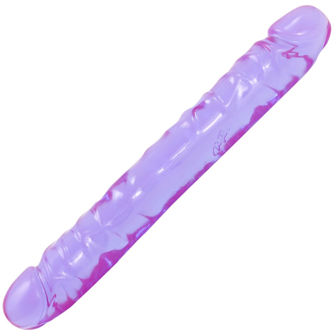 Doc Johnson Jr. Double Dong - Dobbeltdildo - 30 cm - Lilla
