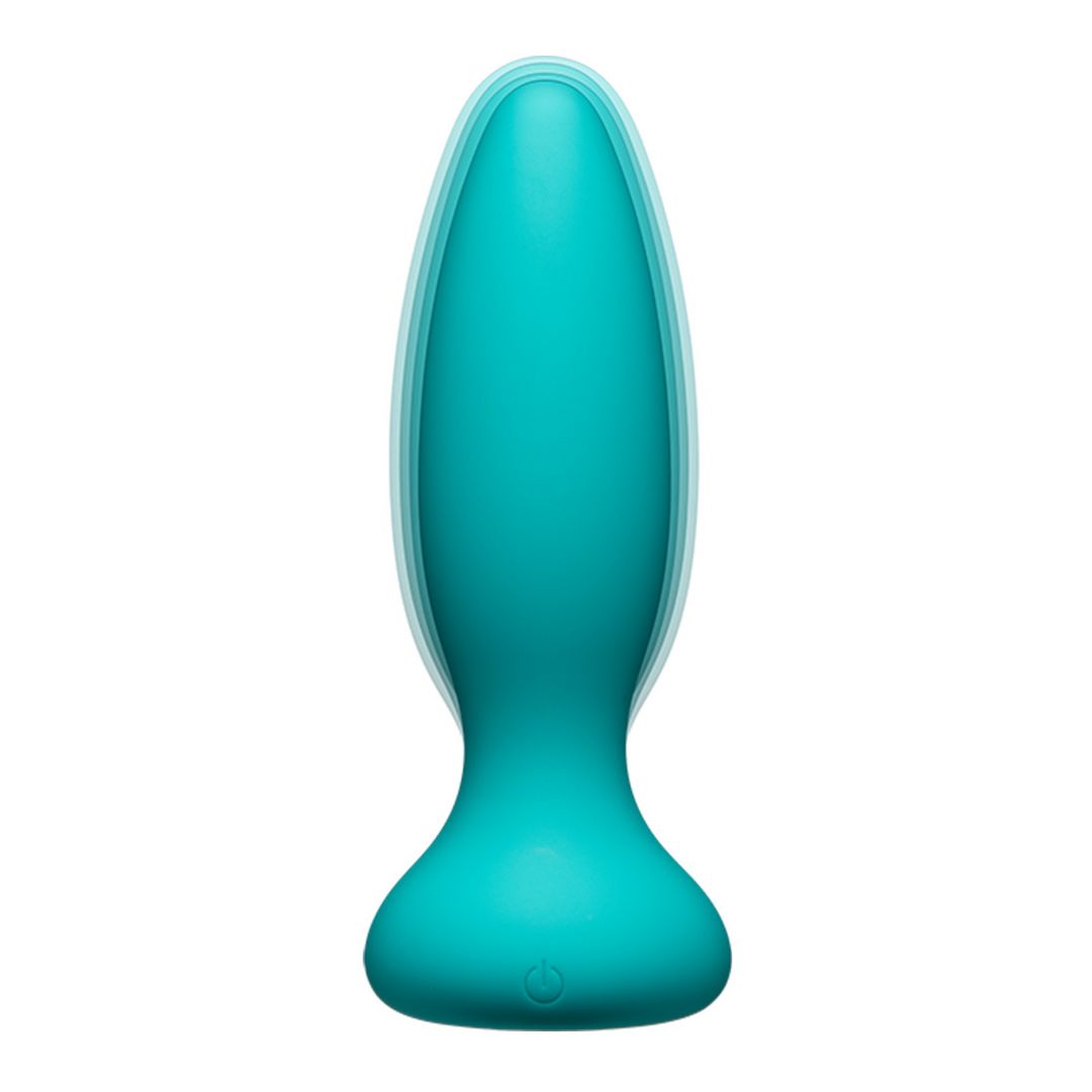 Doc Johnson Vibe - Adventurous Siliconebuttplug med fjernbetjening - grøn