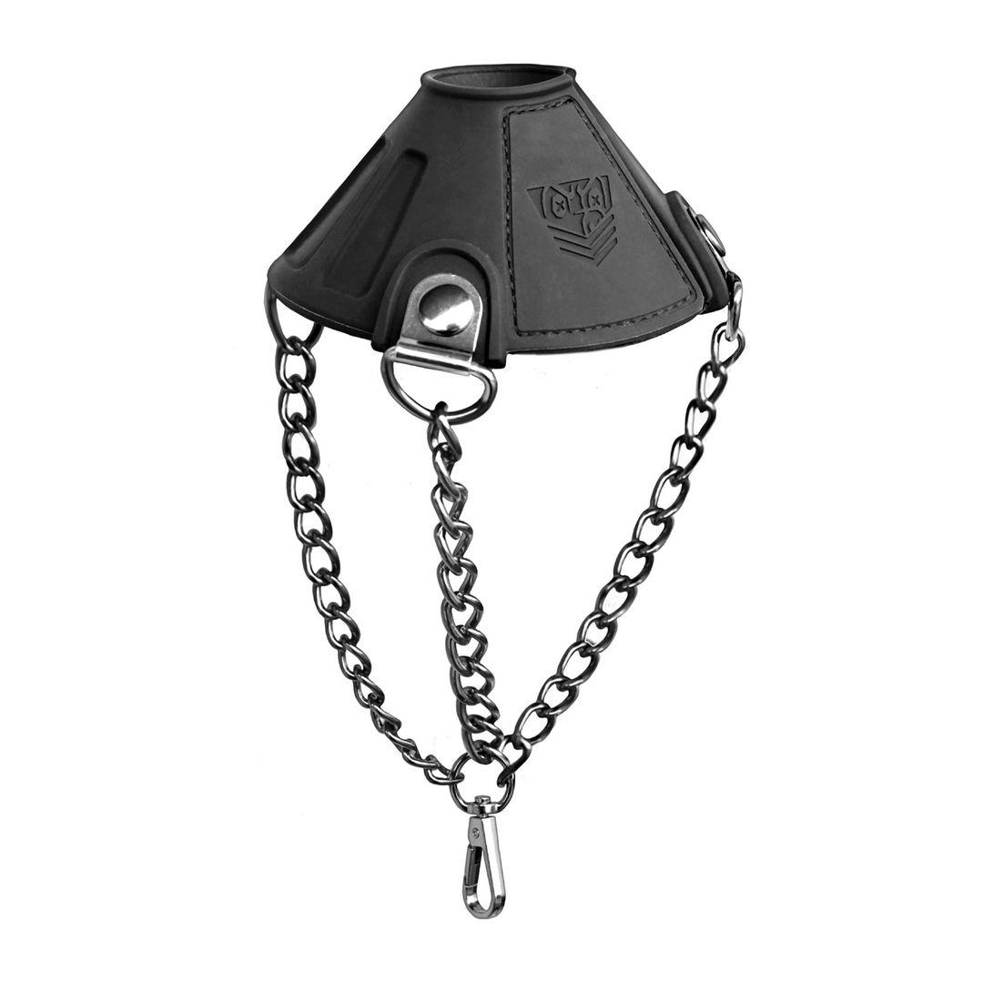 Doc Johnson Apex Ball Chute - Kivesvenytin - Musta