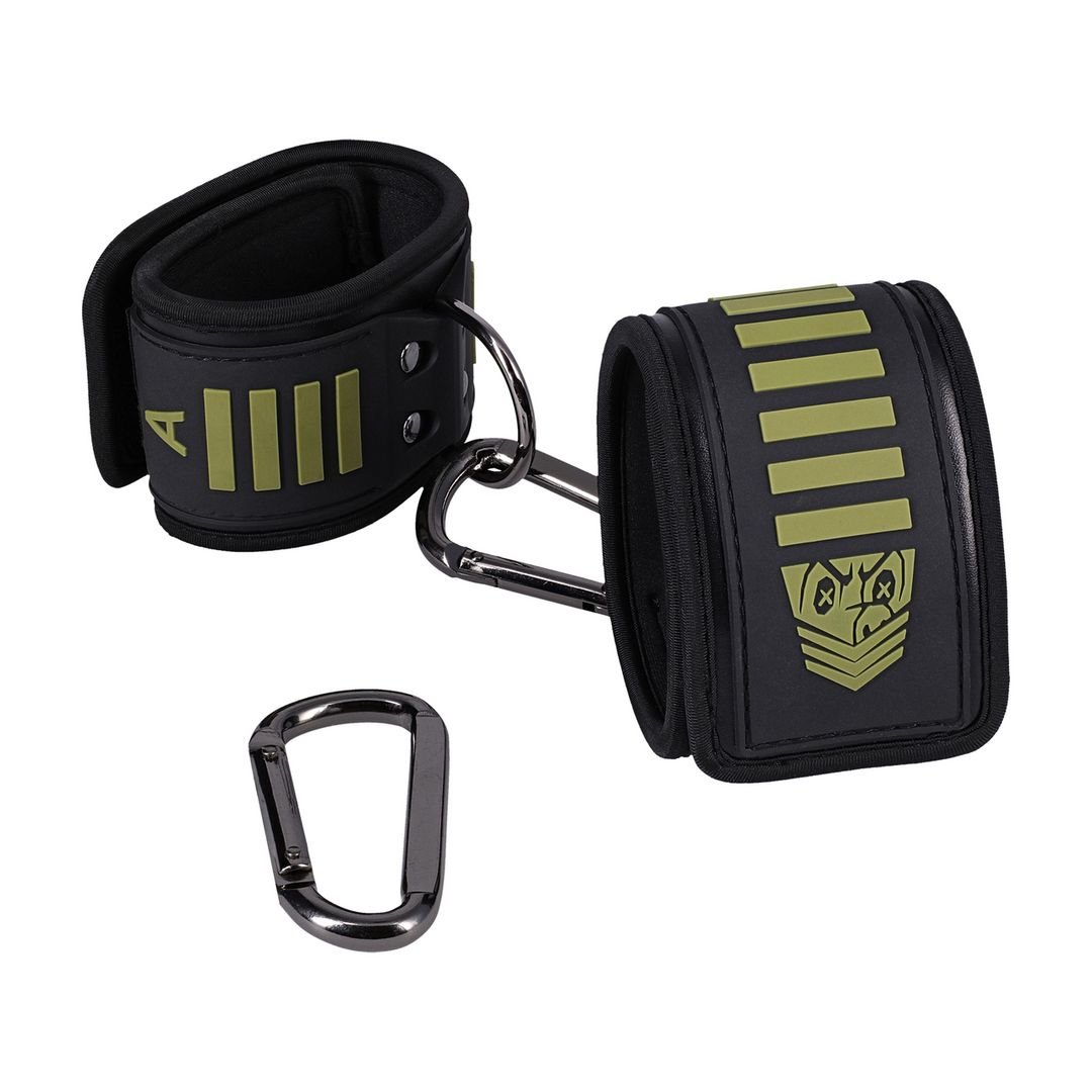 Doc Johnson Tactical nilkkakahleet - Musta/Vihreä