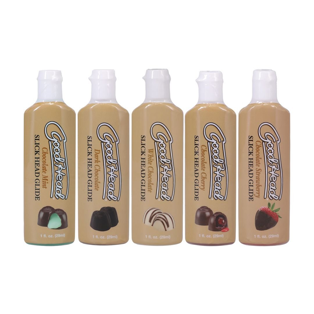 Doc Johnson Slick Head Glide - Chokolade - 5-pak - 29 ml