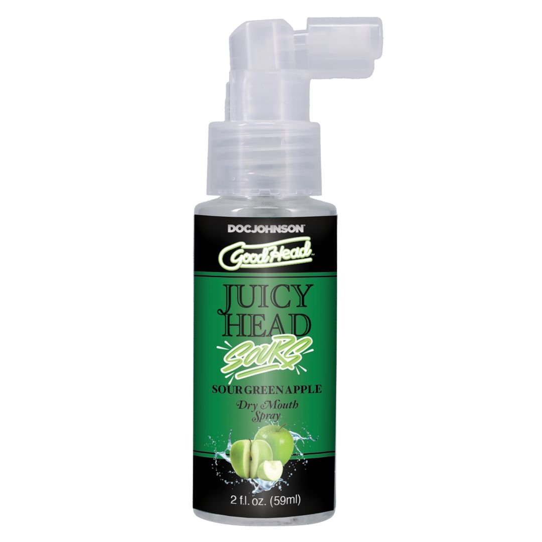Doc Johnson Juicy Head - Spray na suchość w ustach - Kwaśne zielone jabłko - 59 ml