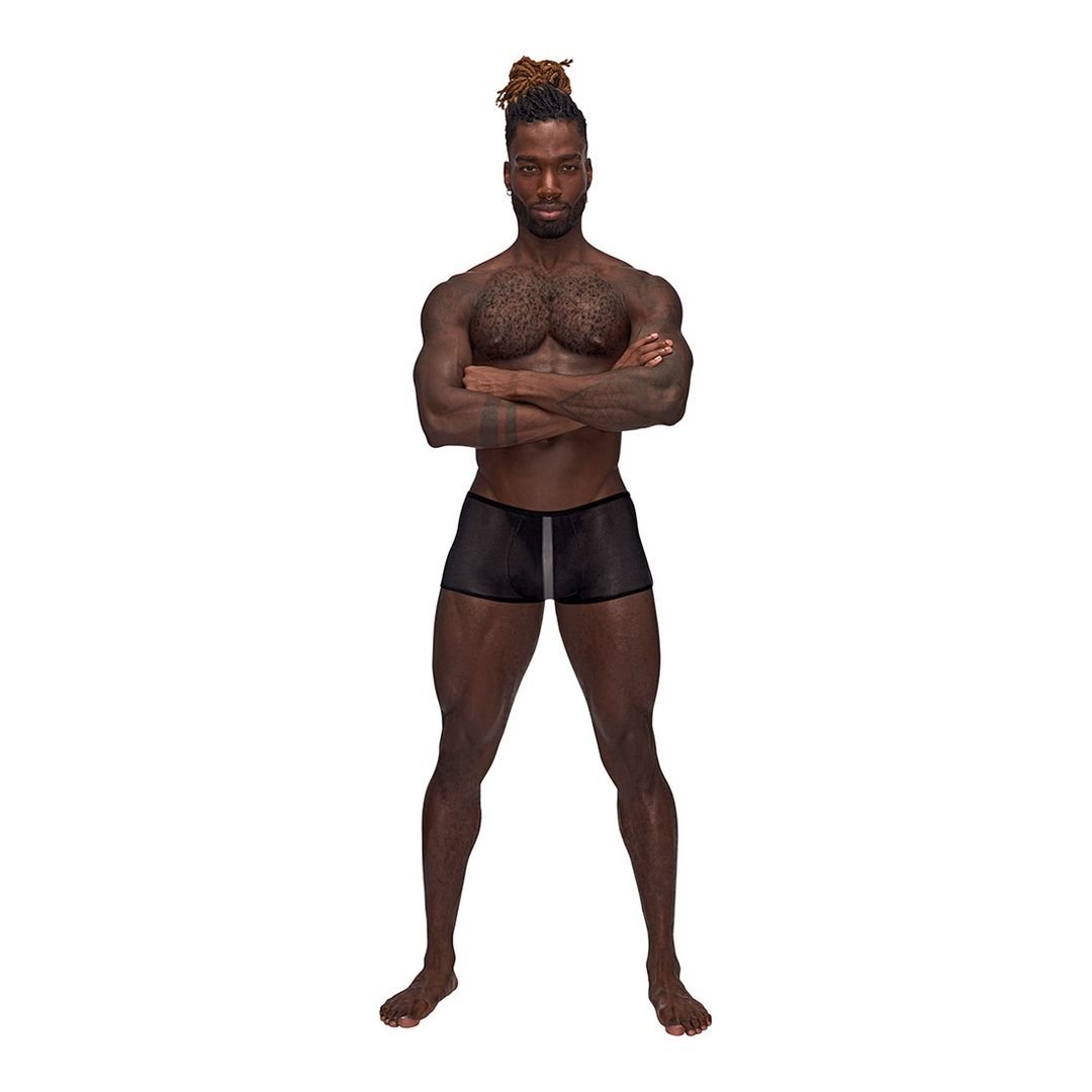 Male Power Landing Strip Mini Short