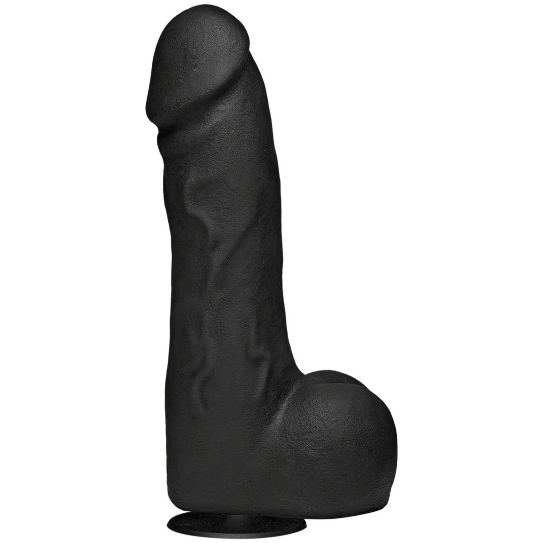 Doc Johnson The Perfect Cock - 25 cm - Czarny