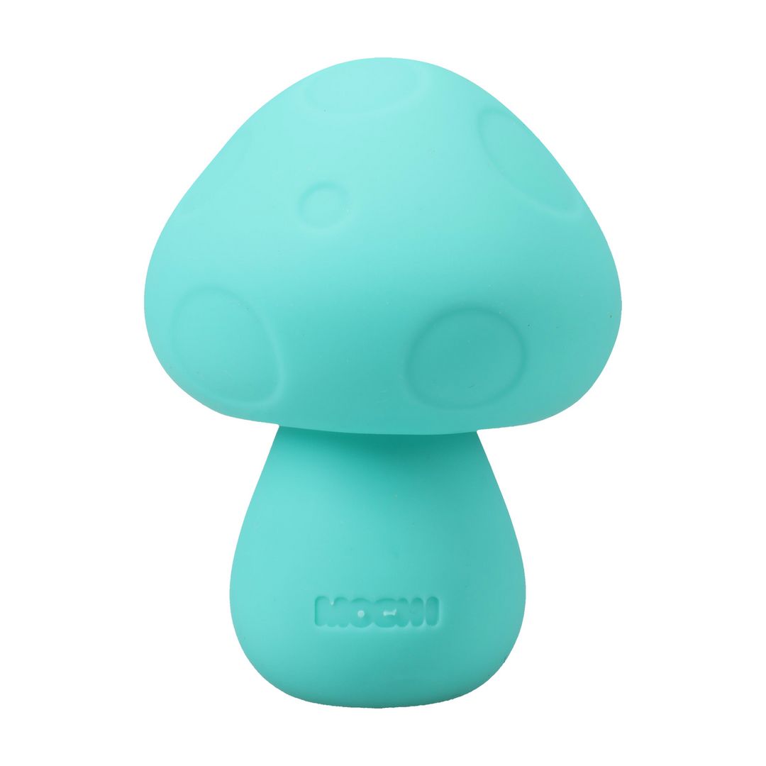 Doc Johnson Mushroom Vibe - Vibromasseur rechargeable en silicone - Bleu canard