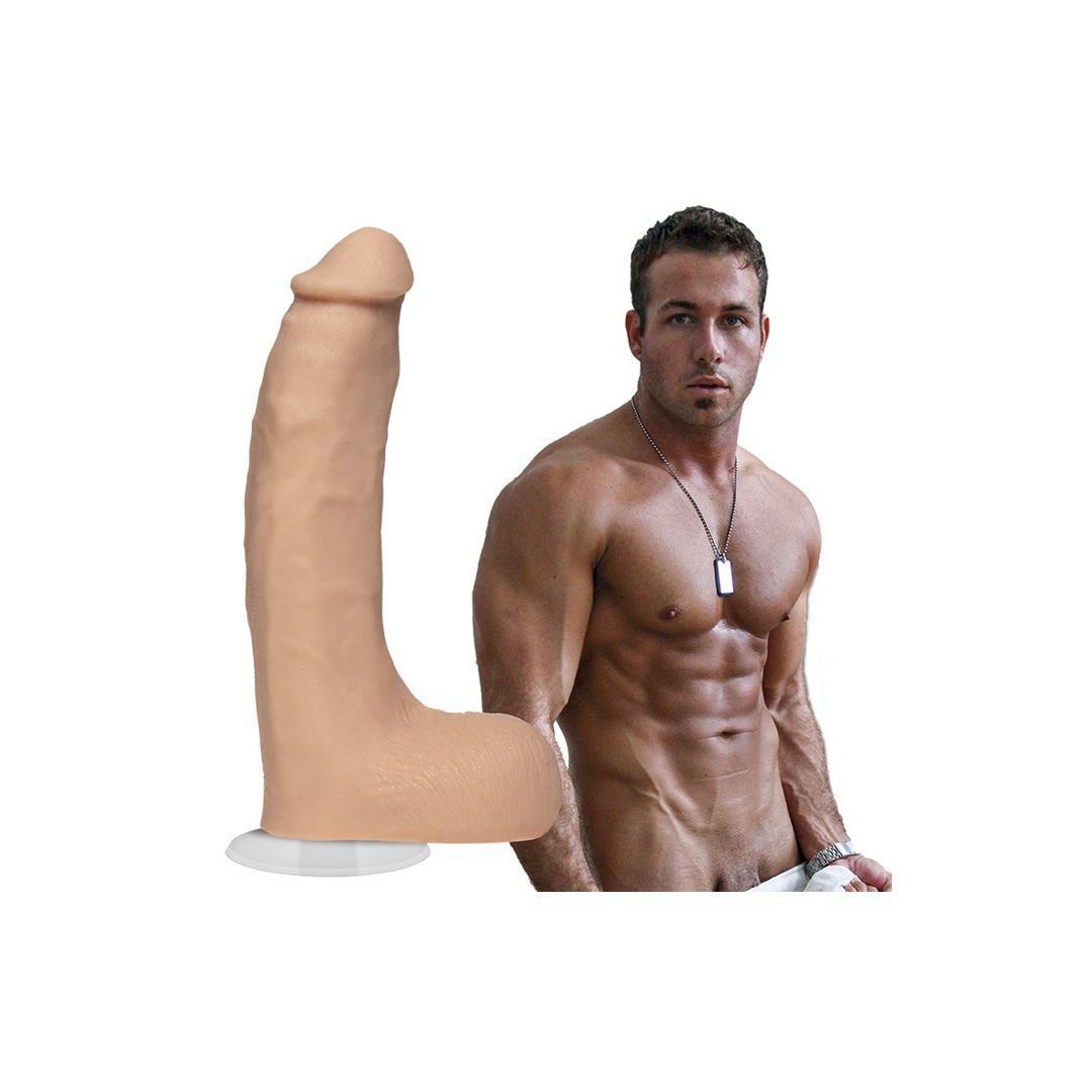 Doc Johnson Chad White - Realistisk ULTRASKYN dildo - 20 cm