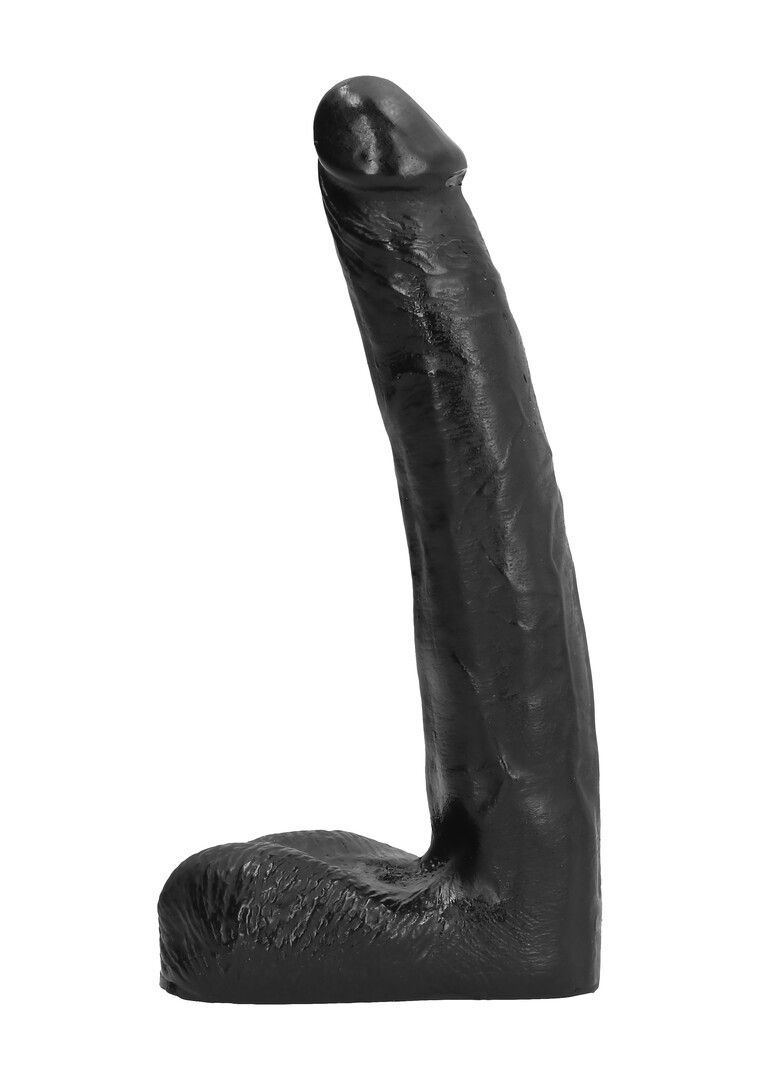 All Black Dildo - 21 cm, larghezza 4 cm