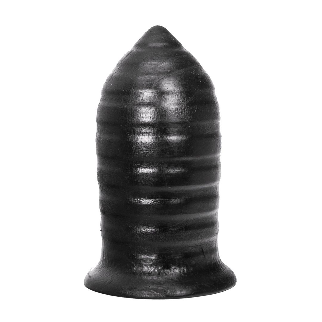All Black Buttplug - Riflet - 16 cm