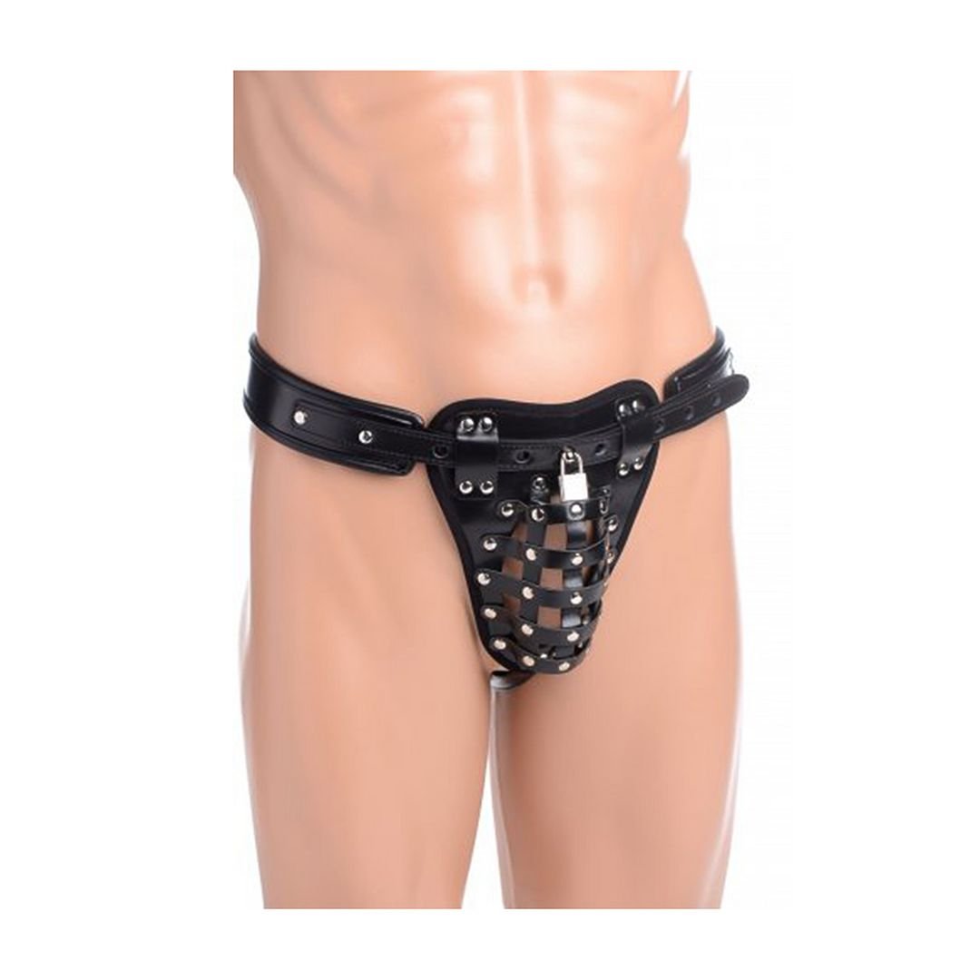 XR Brands STRICT - Safety Net Male Chastity Belt