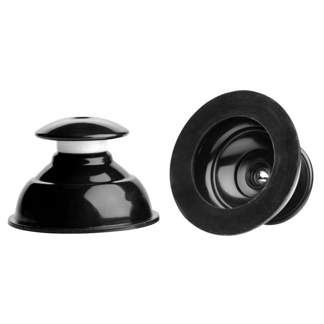 XR Brands Plungers - Tehokkaasti imevät silikoniset nänni-imukupit