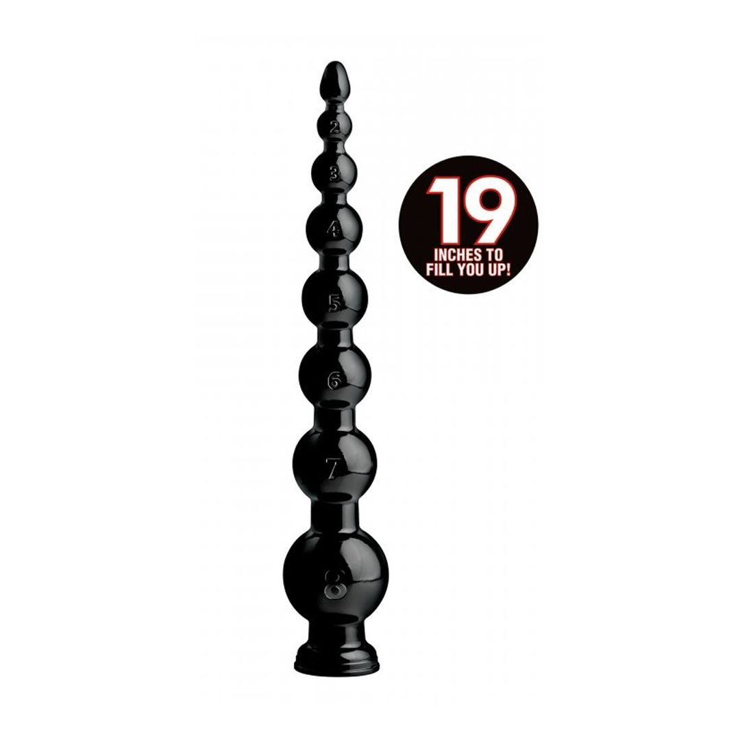 XR Brands Graduated Coiled Hose - Analkulor för töjning - 48 cm