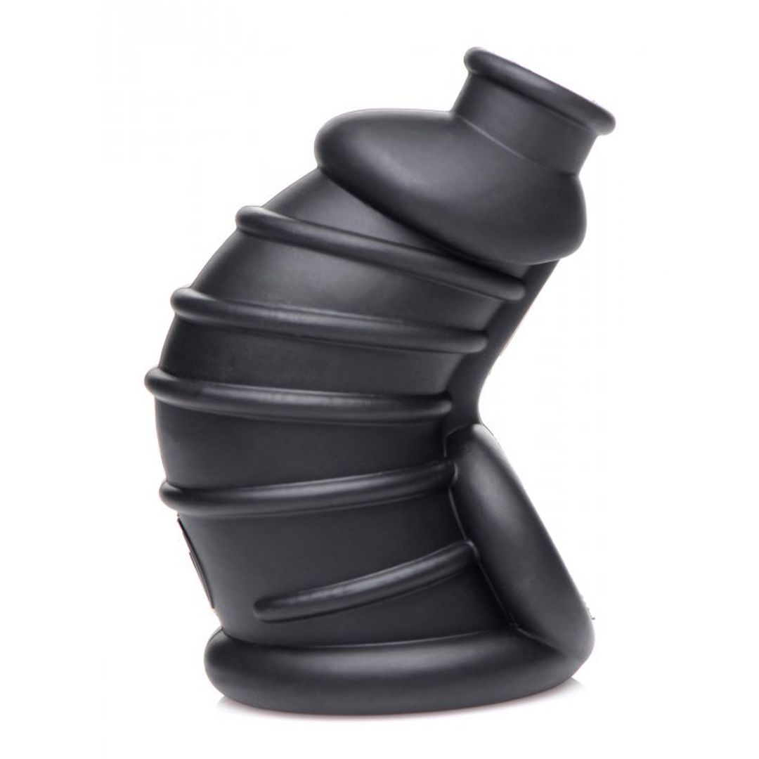 XR Brands Dark Chamber - Cage de chasteté en silicone