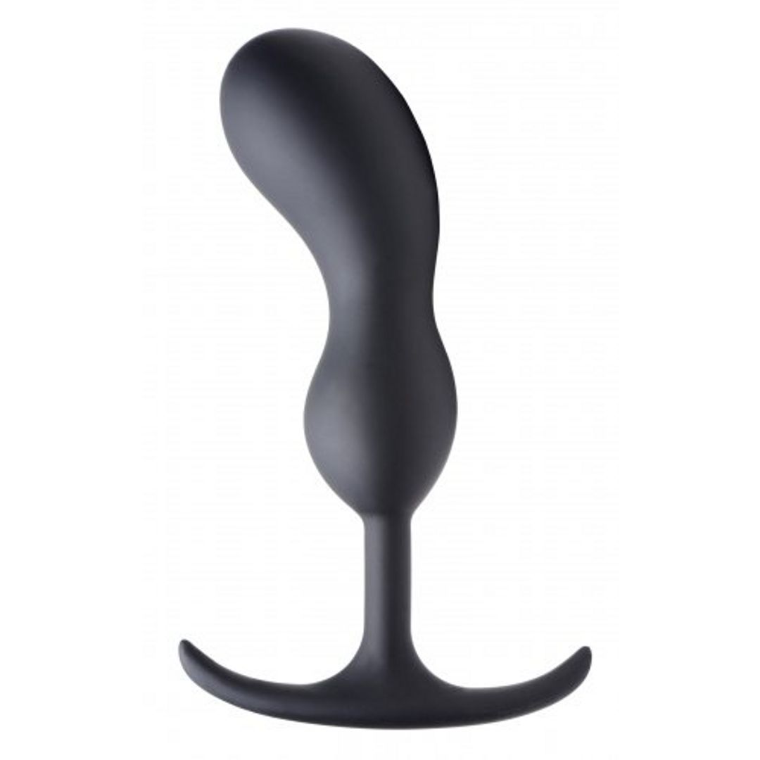 XR Brands Premium Silicone Weighted Prostate Plug - Large