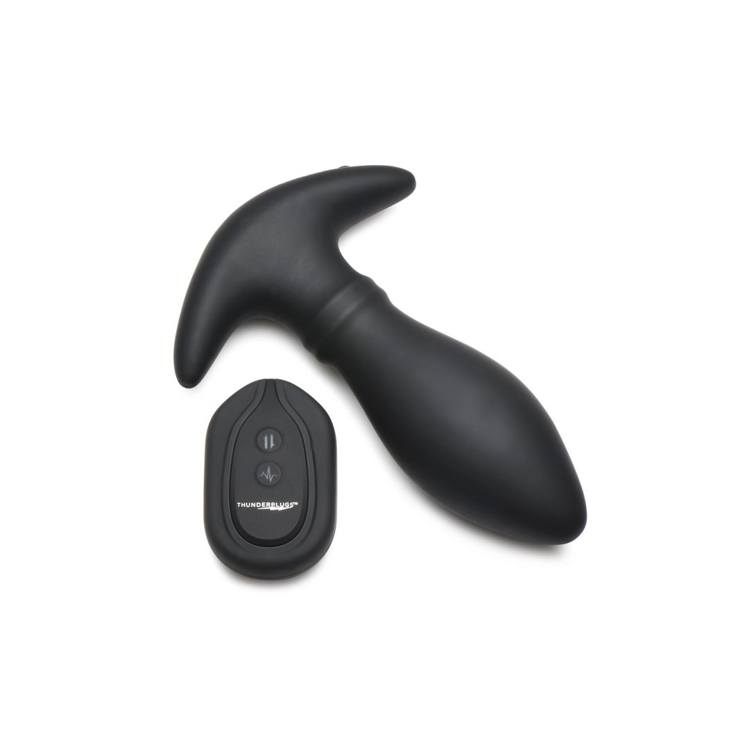 XR Brands Rim Slide - Plug Anal de Silicone com Anel Deslizante - Preto