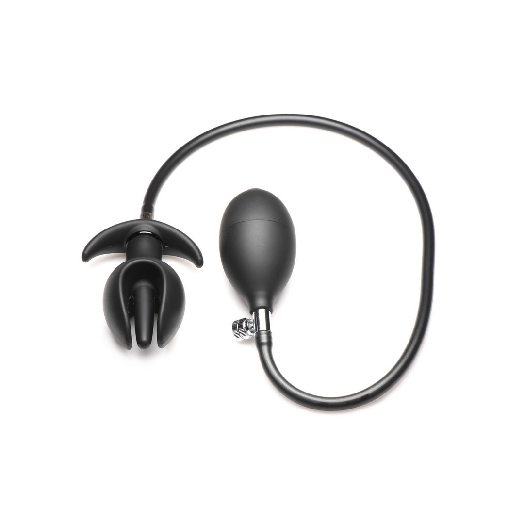 XR Brands Bad Buoy Anchor - Inflatable Silicone Anal Plug - Black