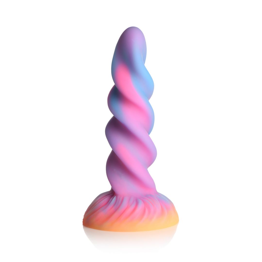XR Brands Moon Rider - Glow-in-the-Dark Unicorn Dildo