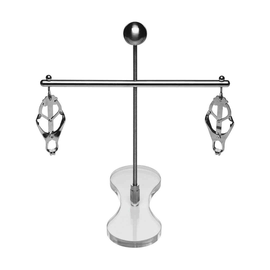 XR Brands Tower of Pain - Nänniklipsit - Hopea