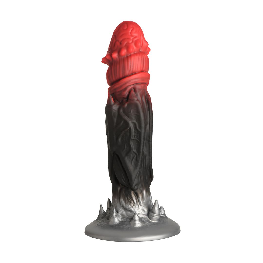 XR Brands Count Cockula - Dildo em Silicone - Vermelho/Preto