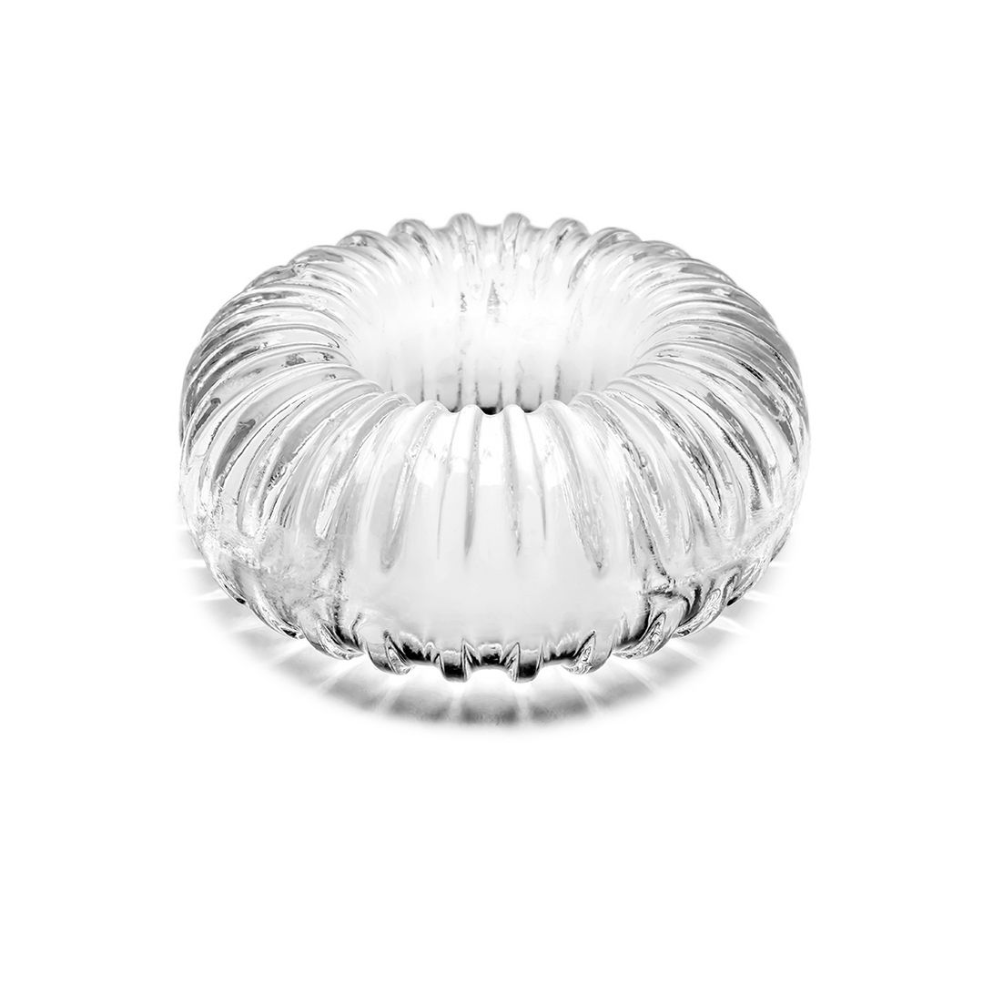 PerfectFitBrand Ribbed Ring - Cockring - Transparent