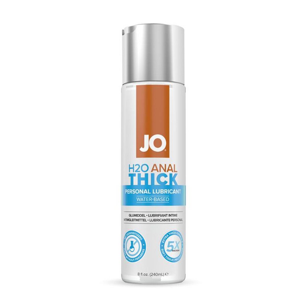 JO H2O Anal Thick - Lubrificante Anal à Base de Água - 240 ml