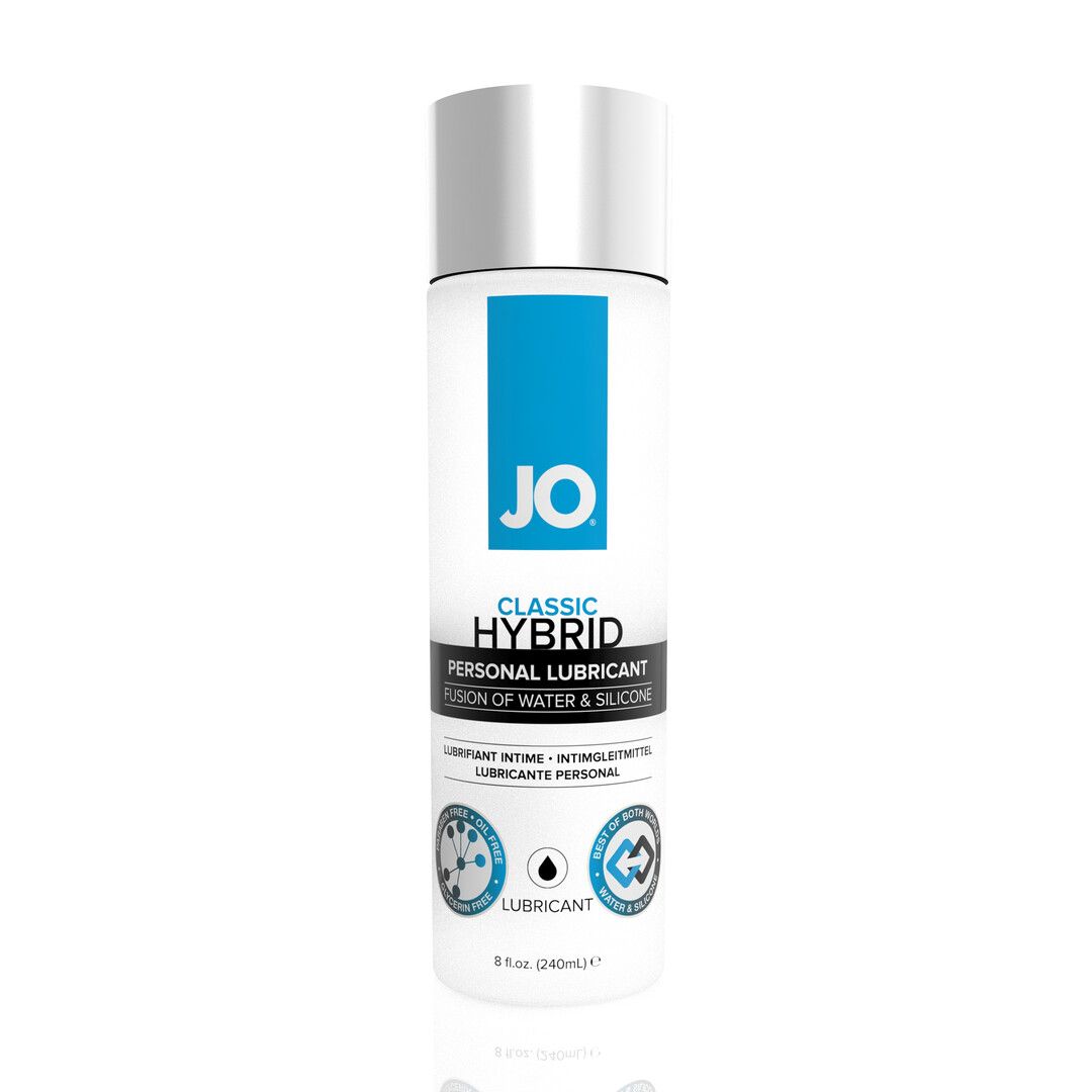 JO Classic Hybrid - Lubrificante à Base de Água e Silicone - 240 ml