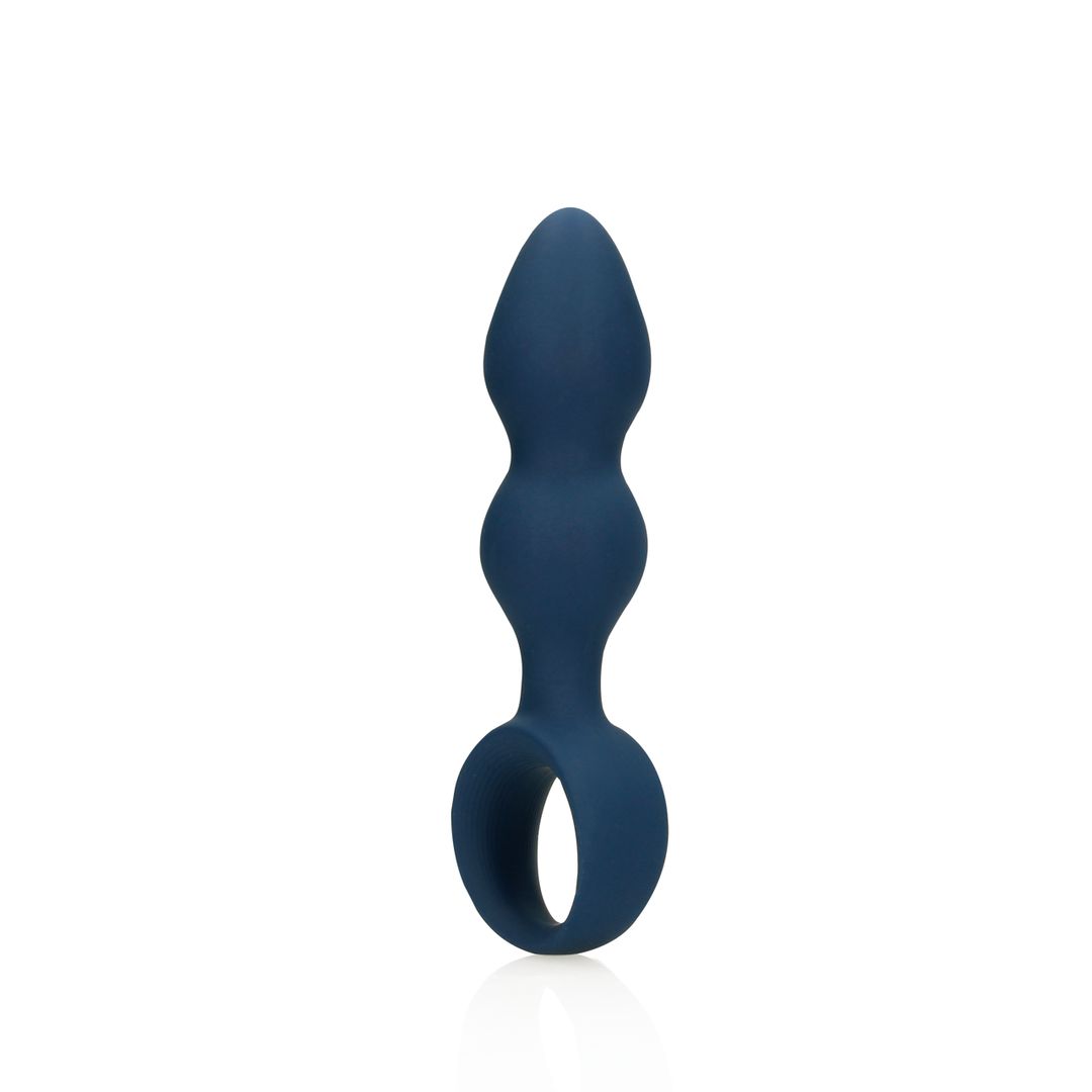 Loveline Korek analny w kształcie łzy - Large - Bałtycki błękit