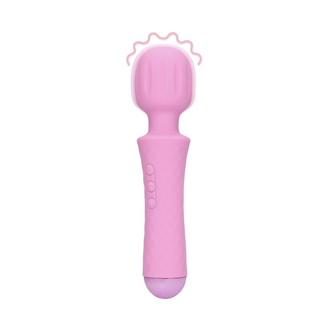 Loveline Petit vibromasseur wand - Fuchsia exotique