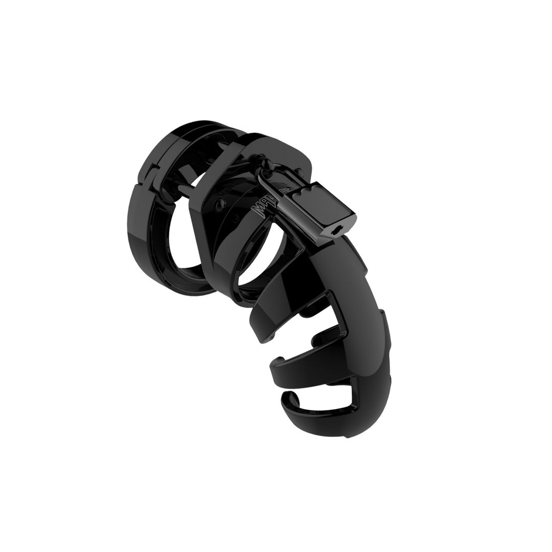 ManCage Model 02 Klatka cnoty na penisa - 9 cm - Czarna
