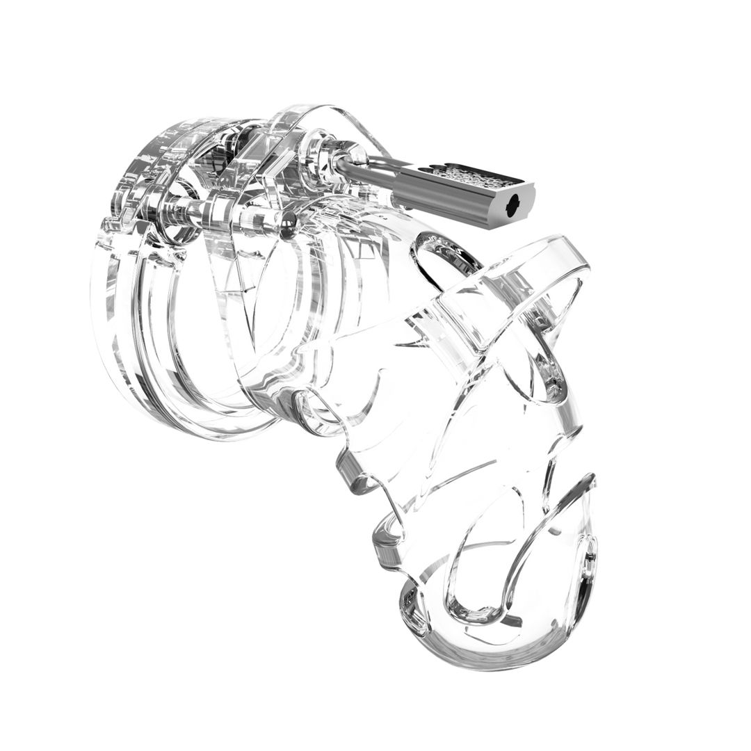 ManCage Model 25 - Kyskhedsbur - 9 cm - Transparent