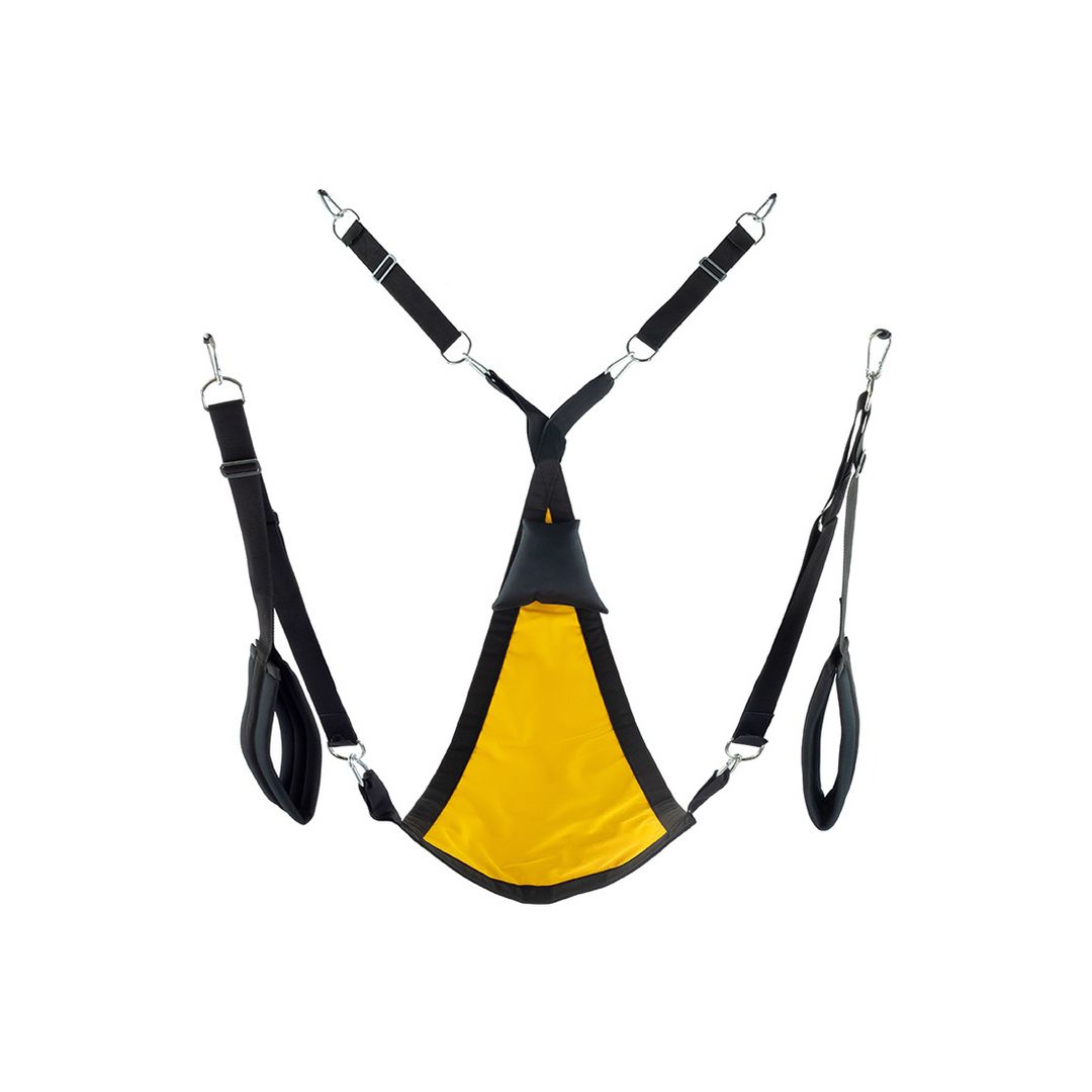 Mr. Sling Triangle Canvas Sling med 3 eller 4 ophængspunkter - Gul