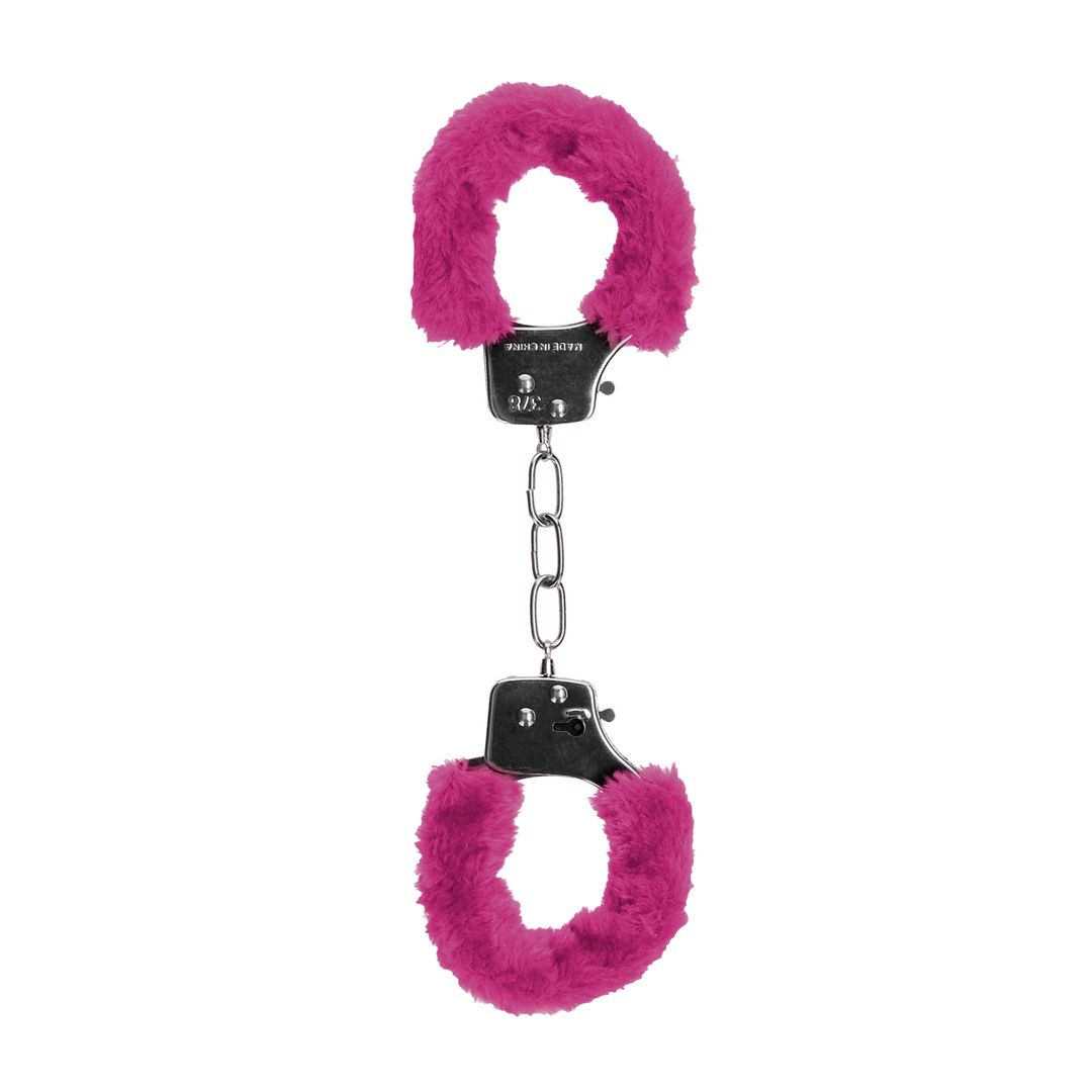 Ouch! Pleasure Manette con Pelliccia - Rosa