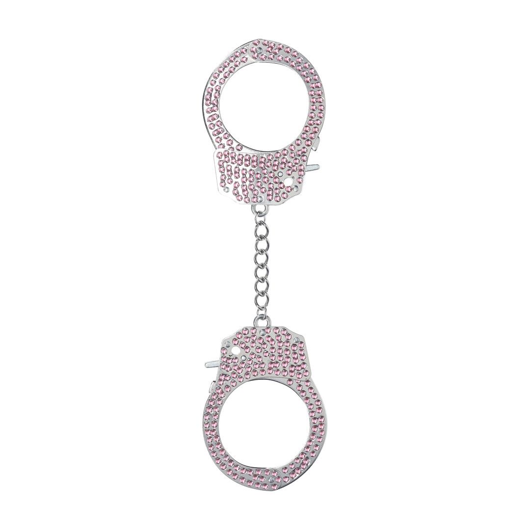 Ouch! Heavy-Duty Diamond Håndjern - Pink