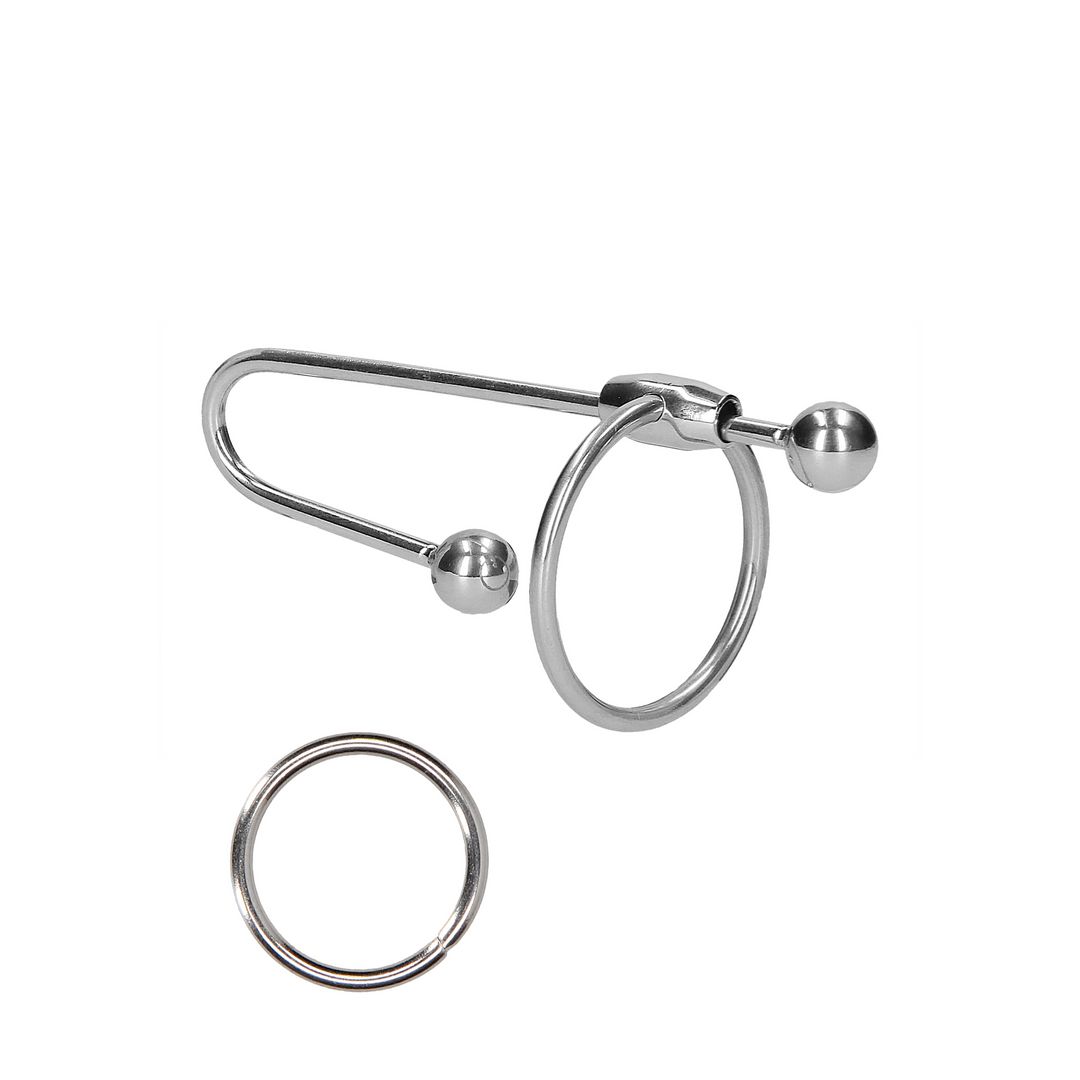 Ouch! Penisplug rustfrit stål med kugle 10 mm