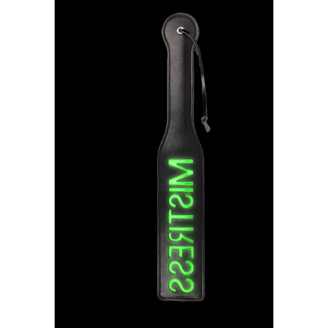 Ouch! Paddle Mistress - Glow in the Dark - Vert fluo
