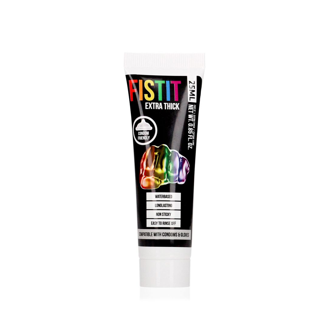 Fist It erittäin paksu liukuvoide - Sateenkaari - 25 ml
