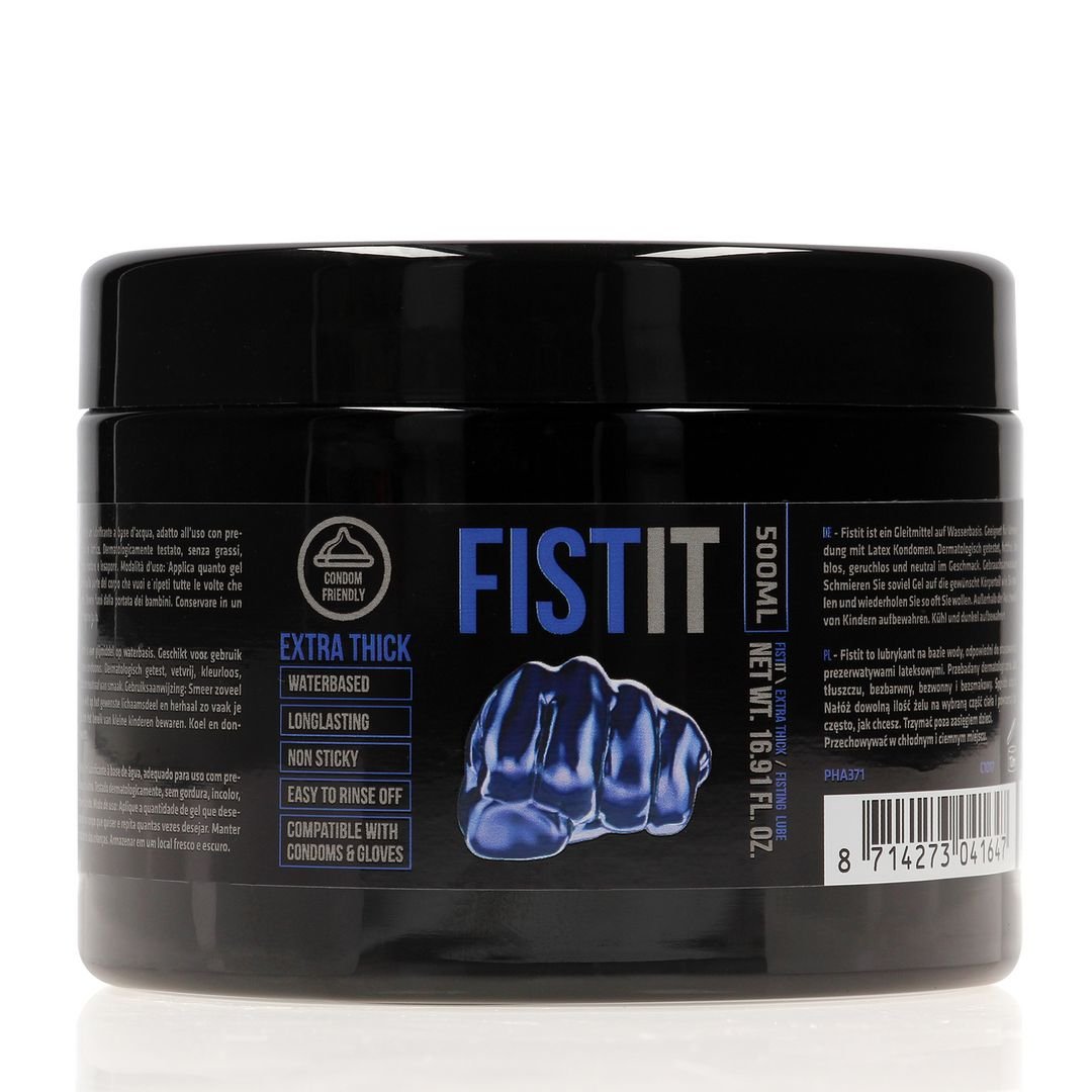 Fist It Ekstra gęsty lubrykant - 500 ml - Czarny