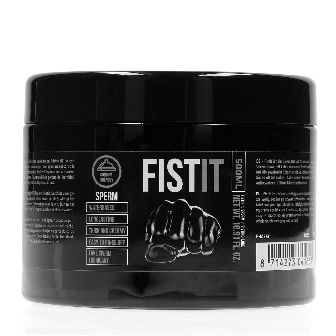 Fist It Lubrificante Effetto Sperma - 500 ml - Nero