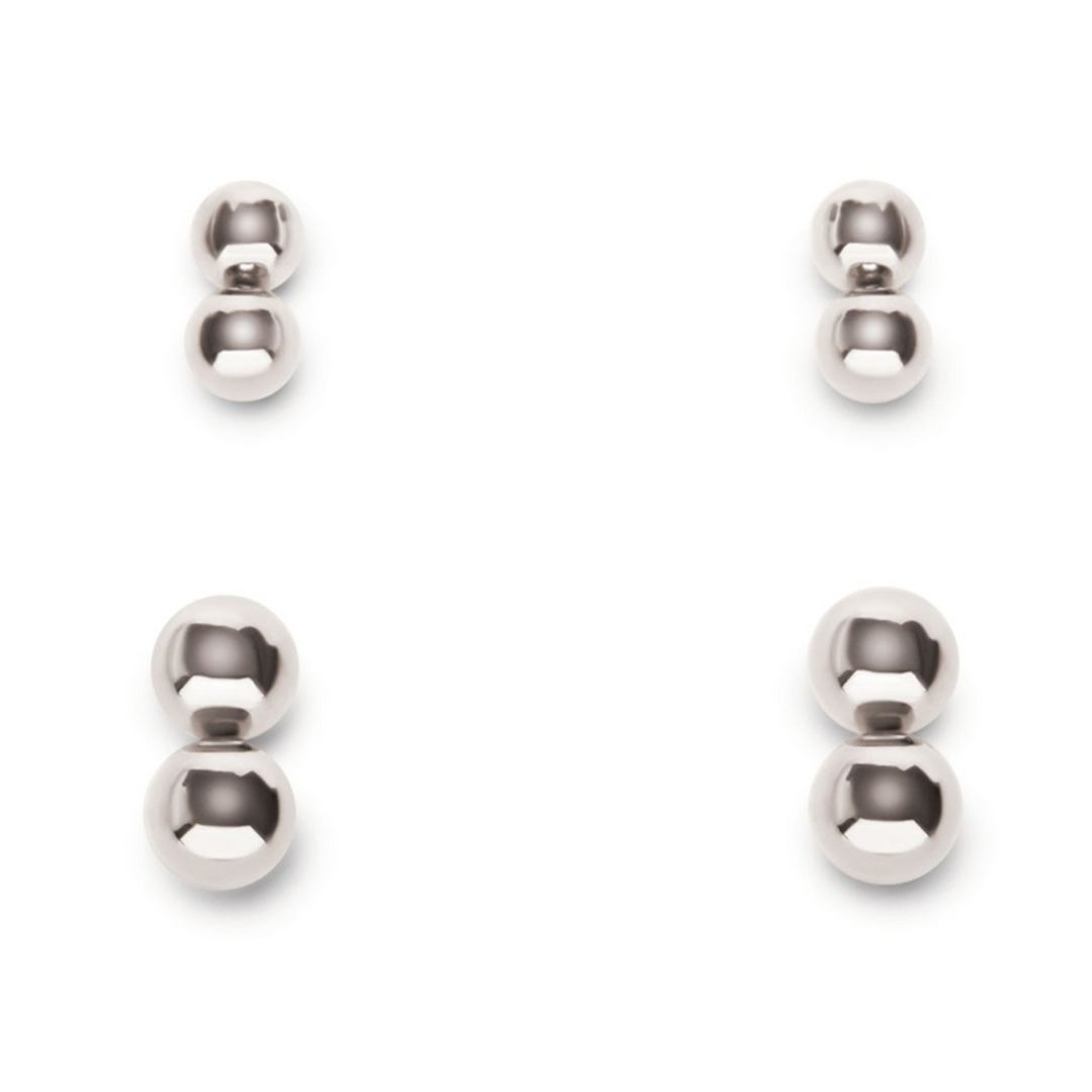 Prowler Red Magnetic Orbs - 4 Pair Set - Silver