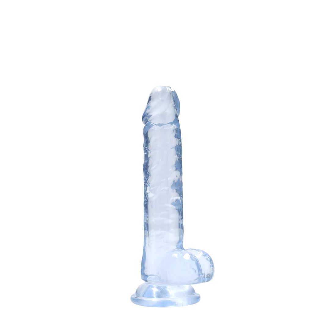 RealRock Realistic Dildo with Balls - 17 cm - Blue