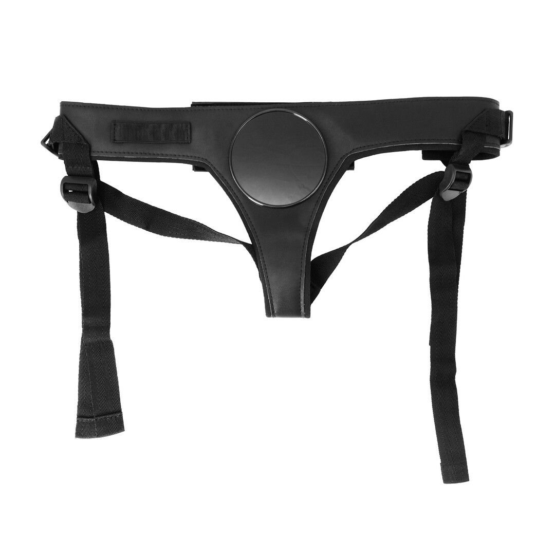 SinsFactory Comfy Harnais pour gode ceinture - Ventouse - Noir