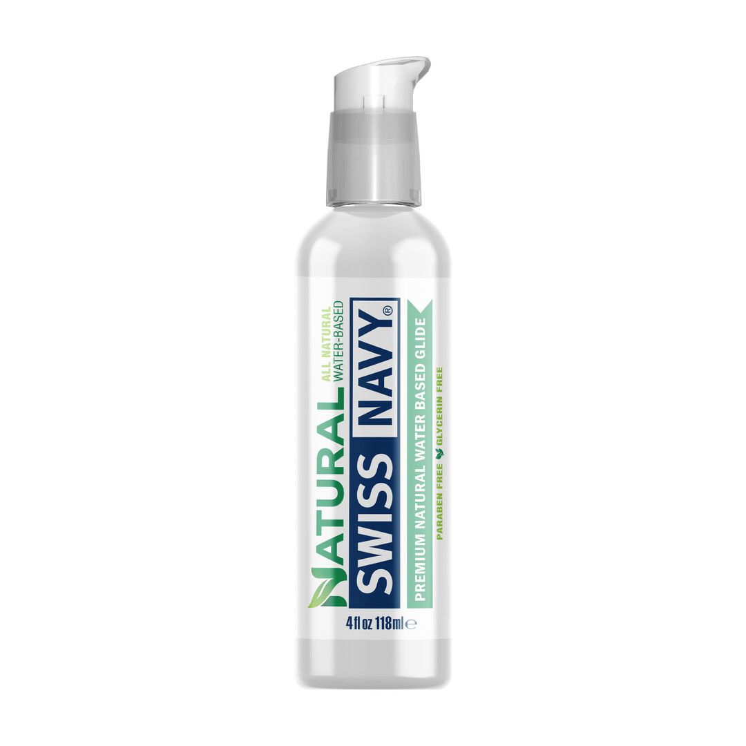 Swiss Navy Natural - Lubrifiant à base d'eau - 118 ml