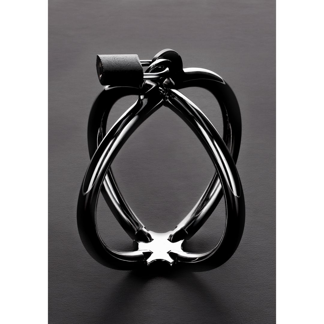 Steel by Shots Menottes acier Criss Cross