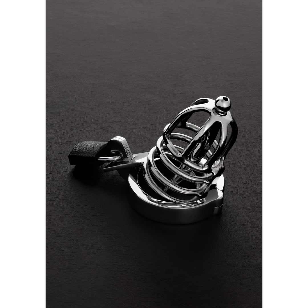 Cage de chasteté Steel Attica - 45mm