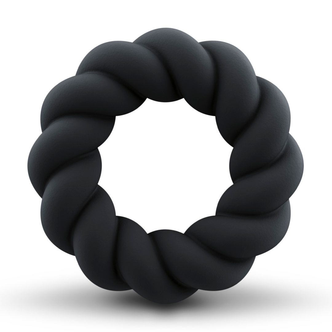 Rocks-Off Twist - Cockring Non Vibrante - Nero