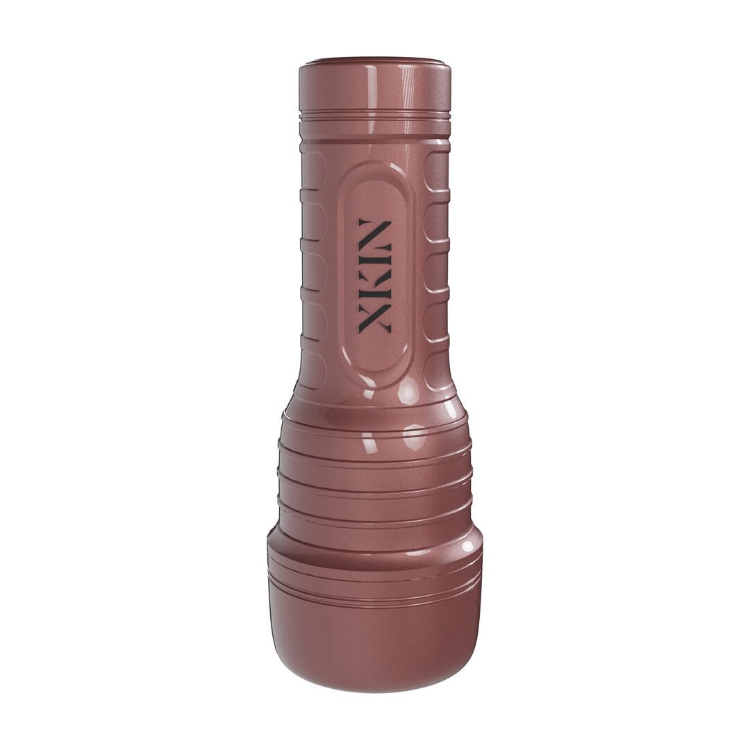 XKIN Metallix - Lyra Rose - Taskulamppumasturbaattori - Anus - 570g - Ruusukulta/Ruskea