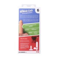 Doc Johnson Gode réaliste avec testicules - Ventouse Vac-U-Lock amovible - ULTRASKYN - 16,5 cm - Vanille, photo 7