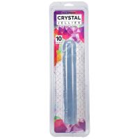 Doc Johnson Crystal Jellies Classic Dong - Dildo venato e flessibile - 25 cm, immagine 2