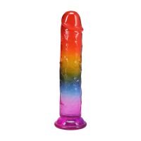 Doc Johnson Classic Dong - 21,6 cm - Regnbåge, bild 3