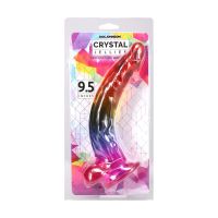 Doc Johnson Gode réaliste avec testicules - 24,1 cm - Arc-en-ciel, photo 5