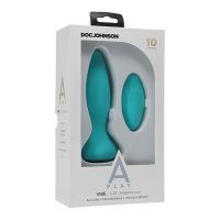 Doc Johnson Vibe - Adventurous Siliconebuttplug med fjernbetjening - grøn, billede 2